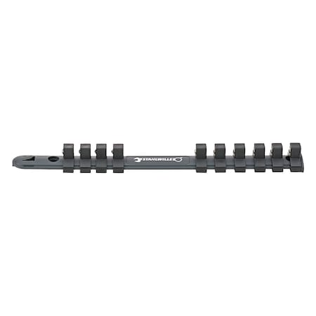 Stahlwille Tools RAIL FOR 3/8'' DRIVE SOCKETS, FOR 10 SOCKETS, L. 255 MM 12917/10
